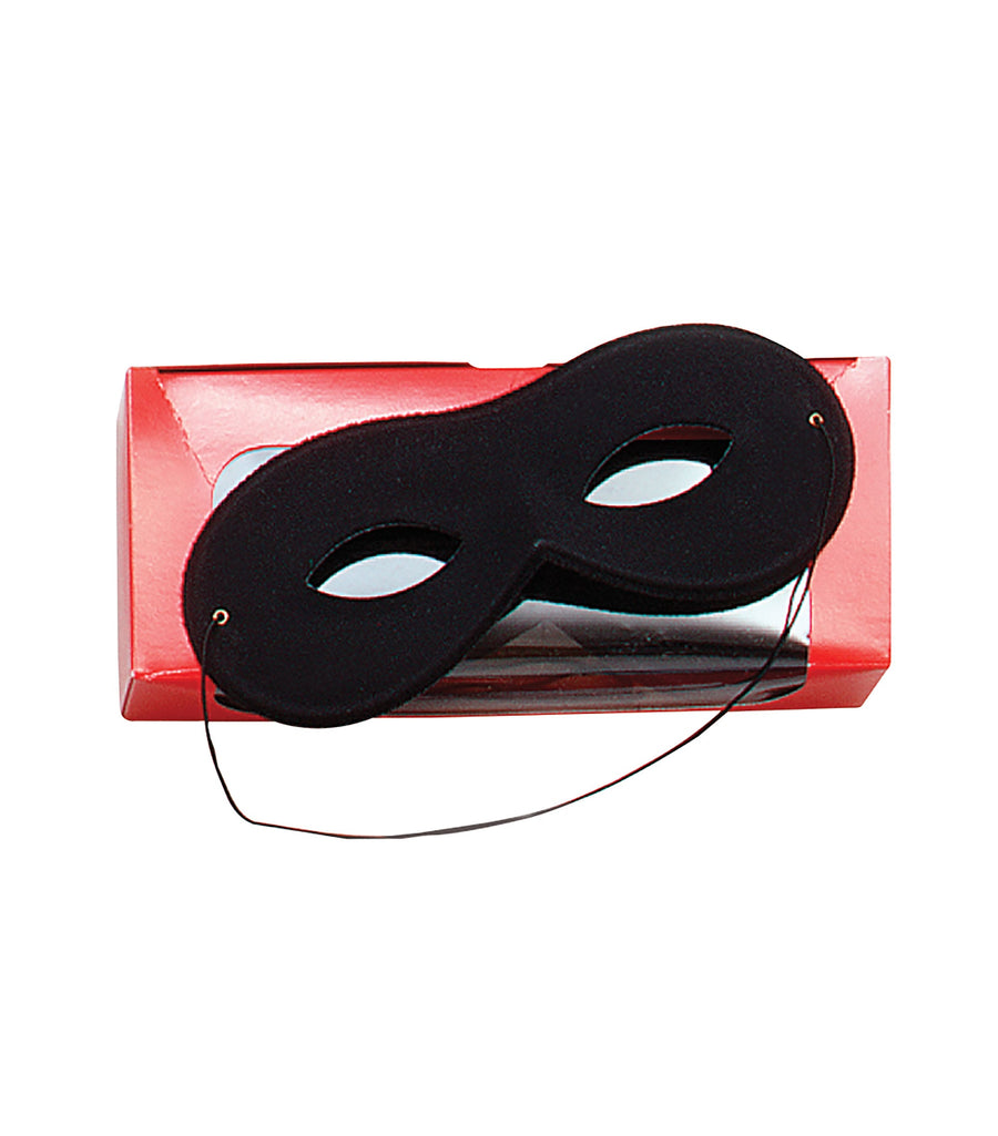Small Black Rayon Eye Masks Unisex_1