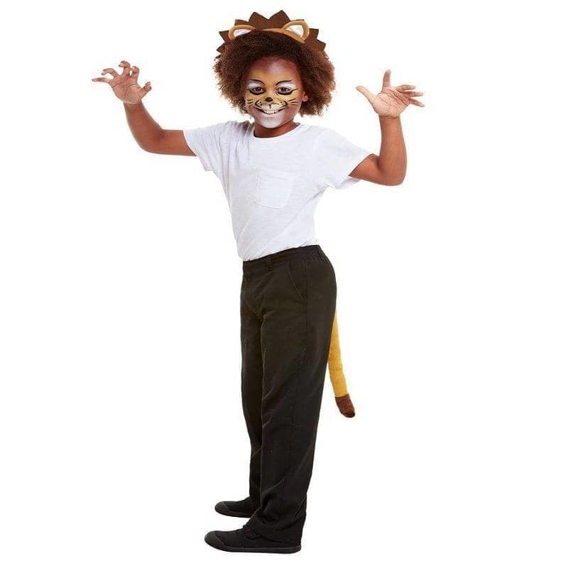 Smiffys Make Up FX Kids Lion Kit Aqua Child Orange 1