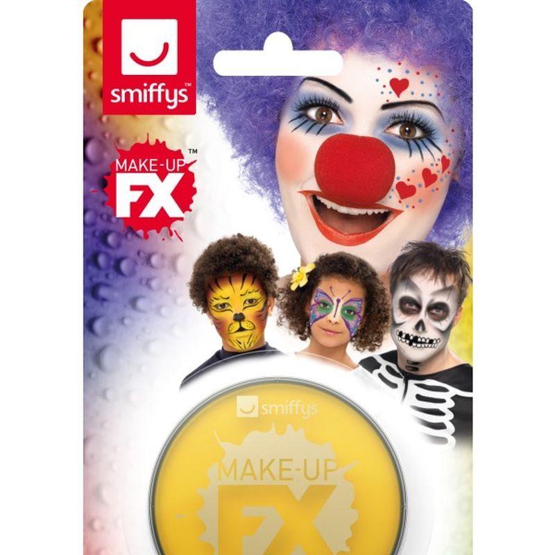 Smiffys Make Up FX On Display Card Adult Yellow 1