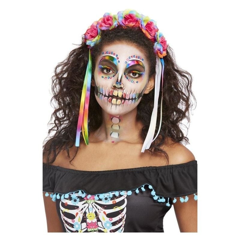 Smiffys Makeup FX Bright Dotd Kit Aqua 1