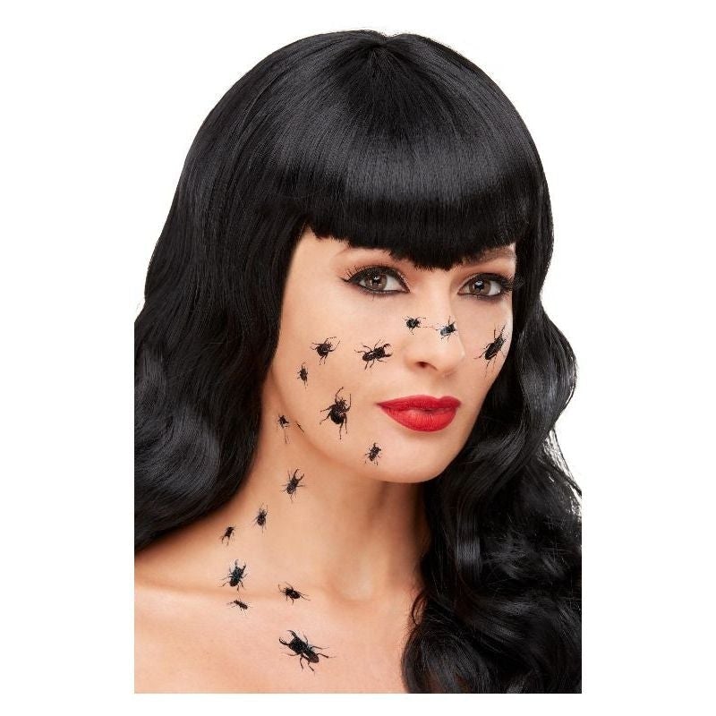 Smiffys Makeup FX Creepy Bug Transfers Black 1