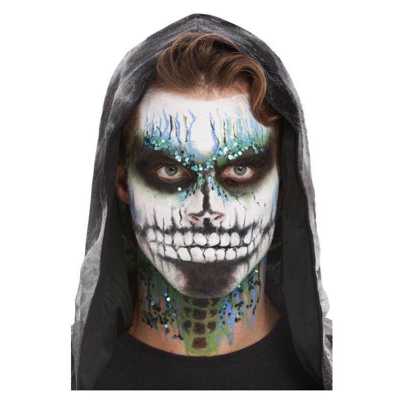 Smiffys Makeup FX Deluxe Gid Skeleton Kit Aqua 1