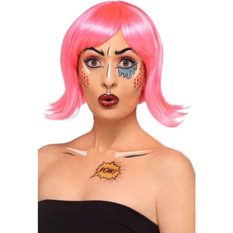Smiffys Makeup FX Pop Art Kit Aqua Adult Multi 1