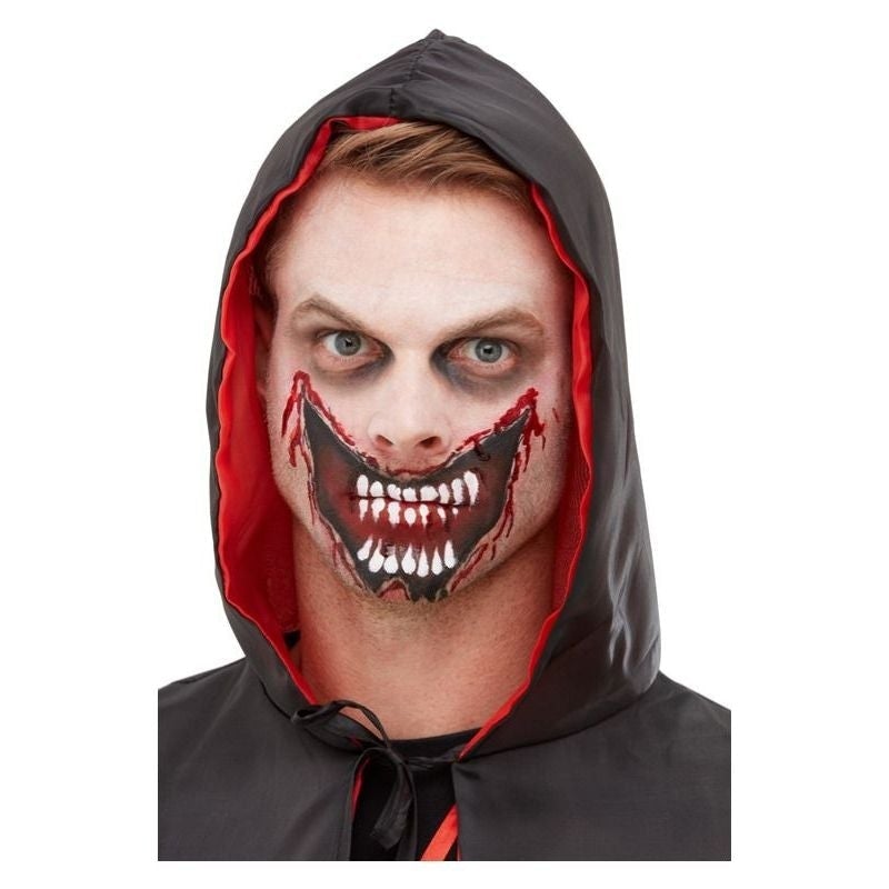 Smiffys Makeup FX Slashed Mouth Kit Aqua Red 1