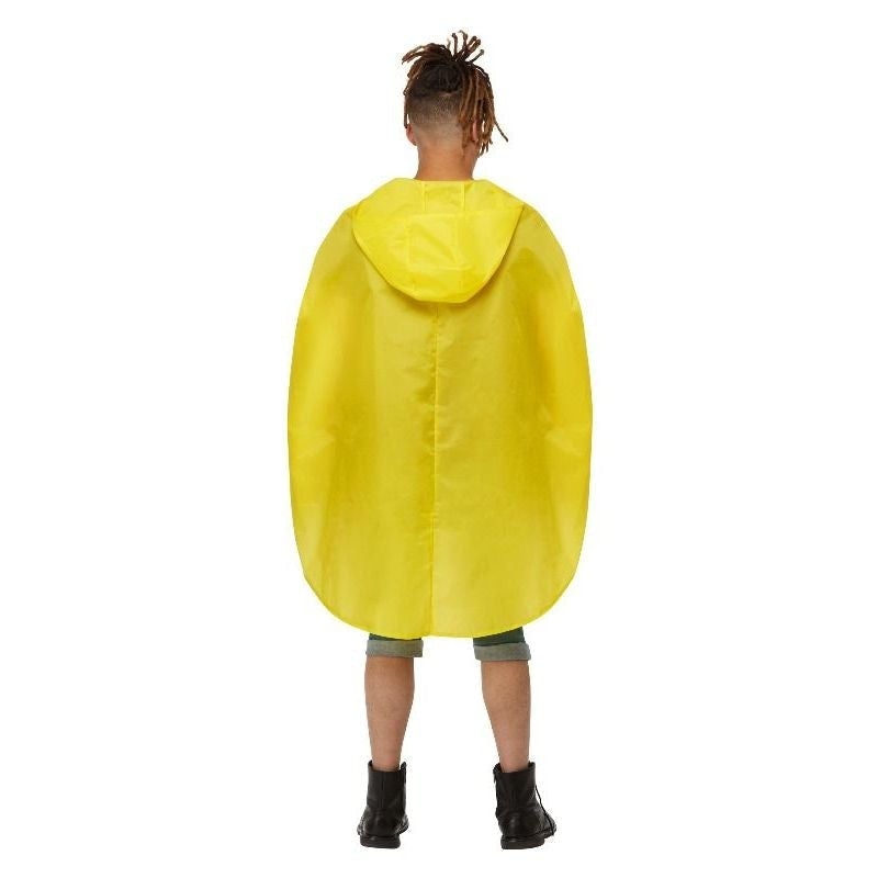Smiley Party Poncho Yellow and Black 2