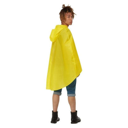 Smiley Party Poncho Yellow and Black 3