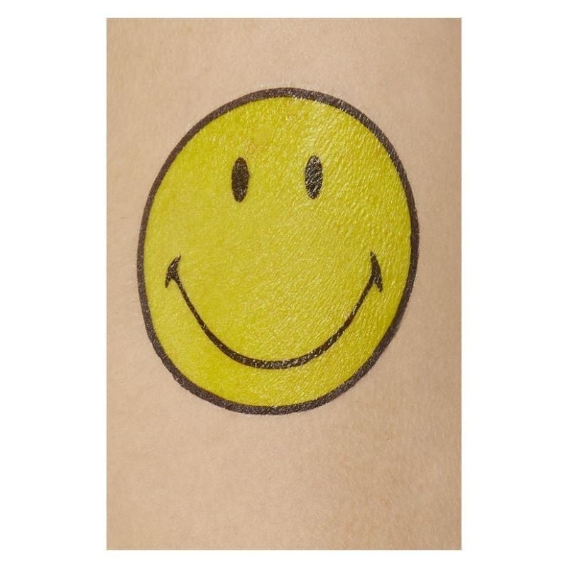 Smiley Transfer Tattoos Multicoloured_1