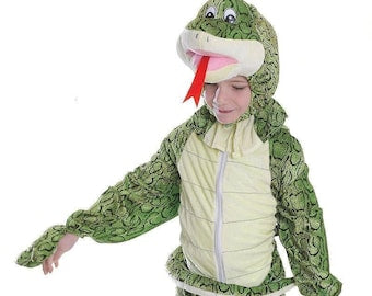 Snake Childrens Costume Unisex Jumpsuit_2