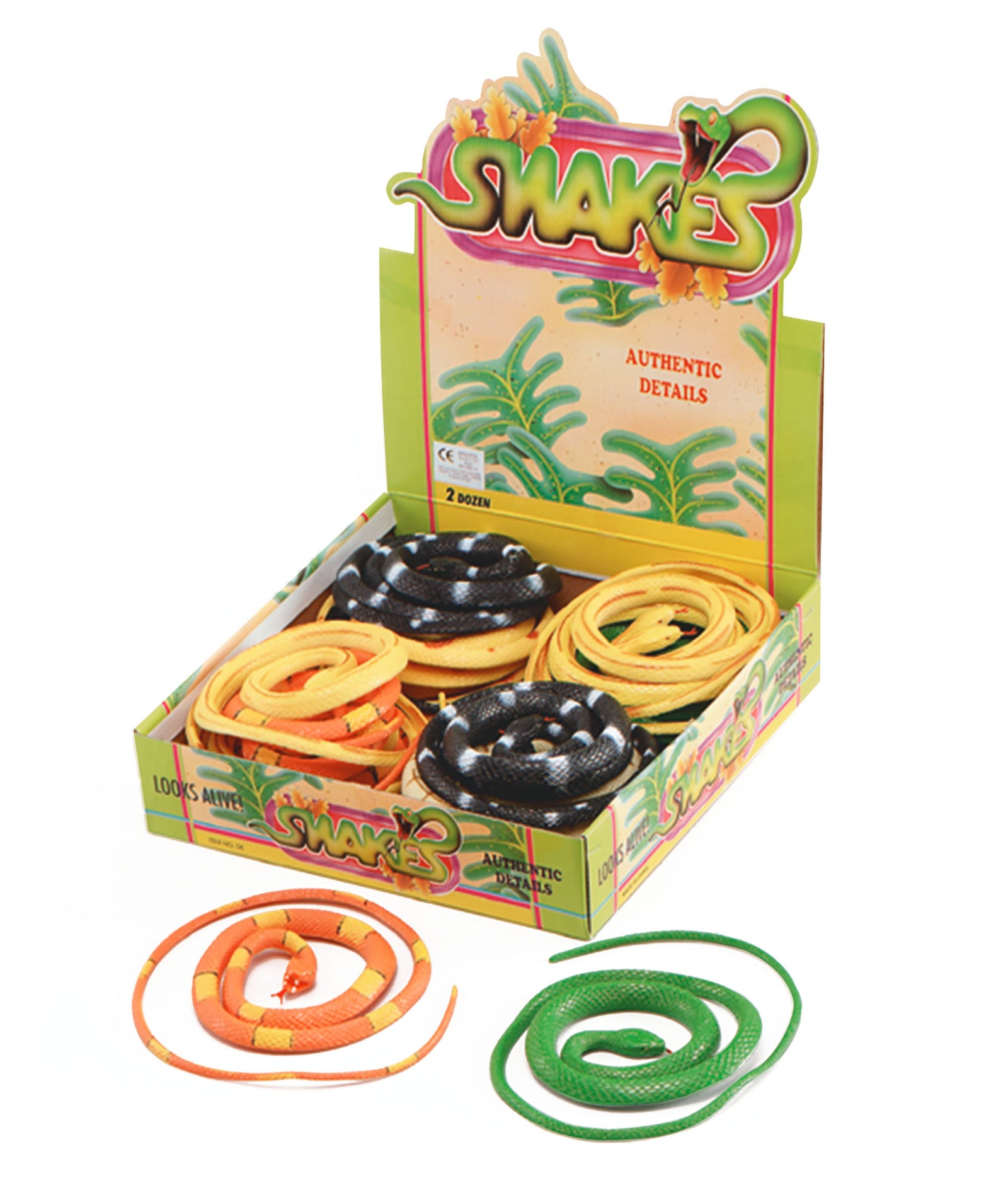 Snakes 42" Colourful 6 Asstd Animal Kingdom Unisex 1