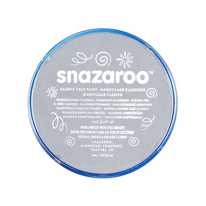 Snazaroo 18ml Tub Light Grey Make Up Pack of 5 1