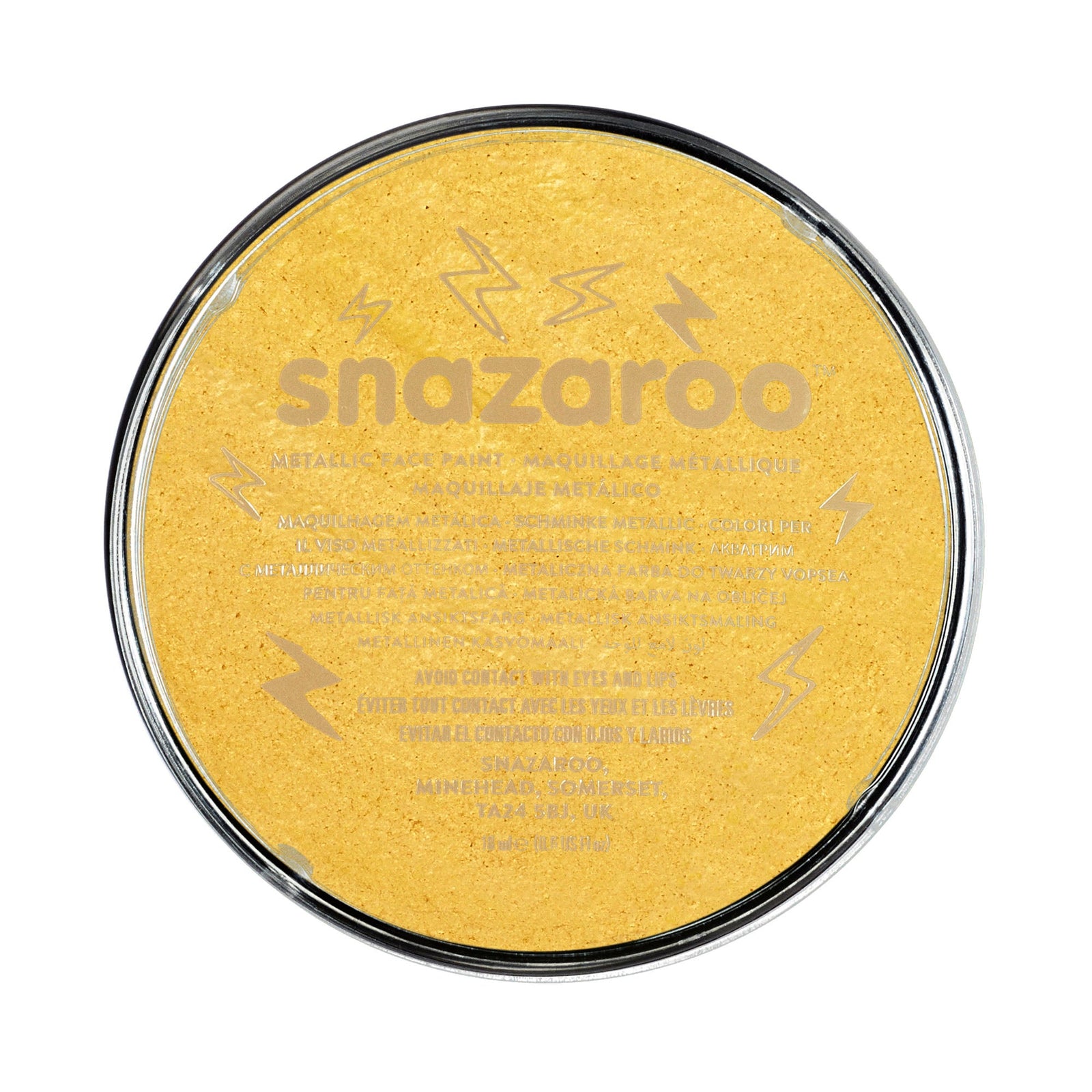Snazaroo Gold 18ml Tubs Make Up 5 Pack 1