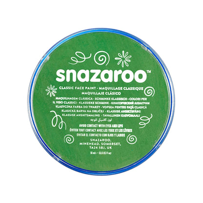 Snazaroo Grass Green 18ml Tubs Make Up 5 Pack 1