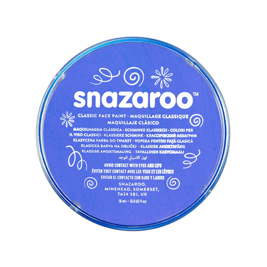 Snazaroo Tub Sky Blue Face Body Pain Make Up 1