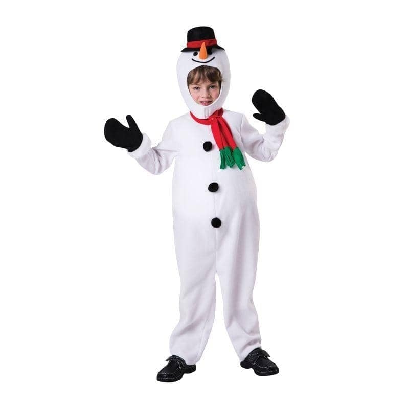 Snowman Big Belly Childrens Costume 1