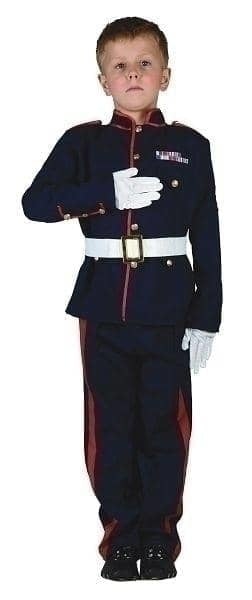 Soldier Ceremonial Childrens Costume 1