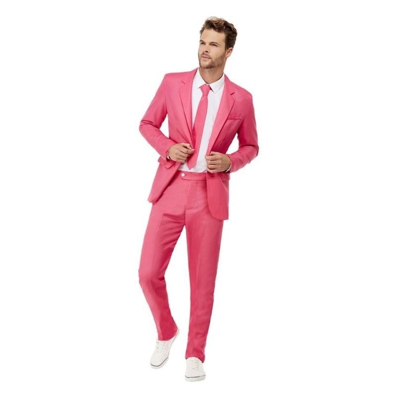 Solid Colour Suit Hot Pink 1