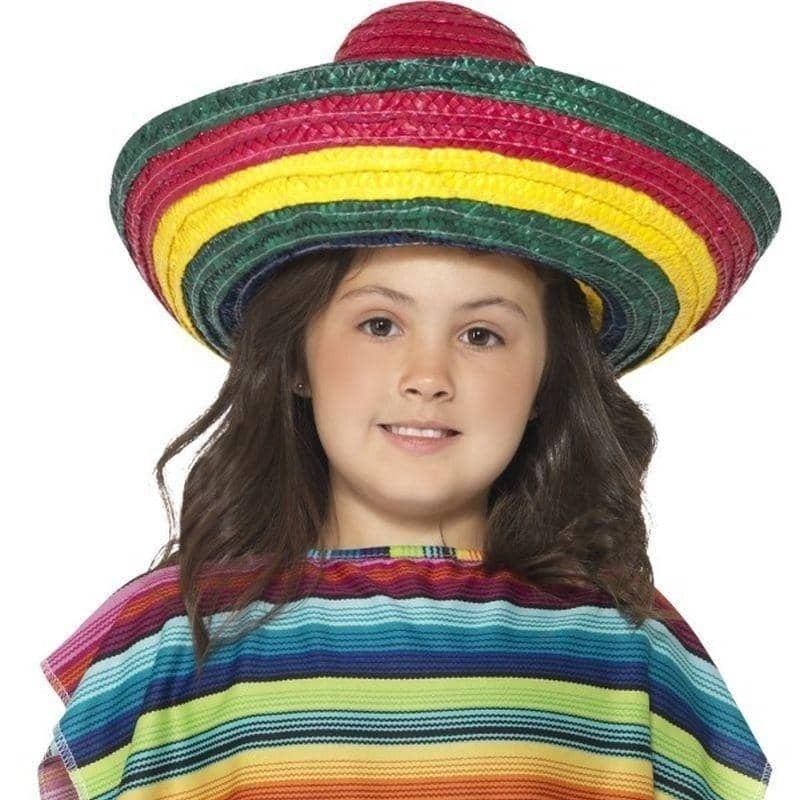 Sombrero Hat Kids Multi Coloured_1