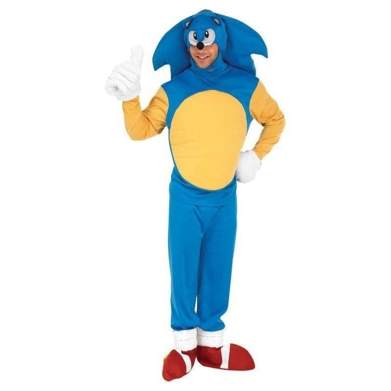 Sonic The Hedgehog Adult Costume with Gloves 1