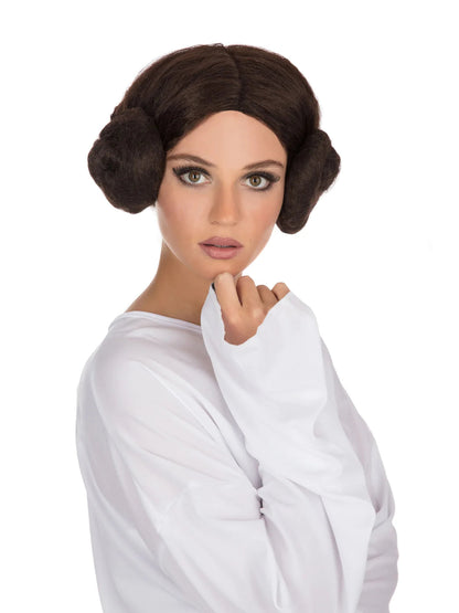 Space Princess Wig Leia Side Buns 2