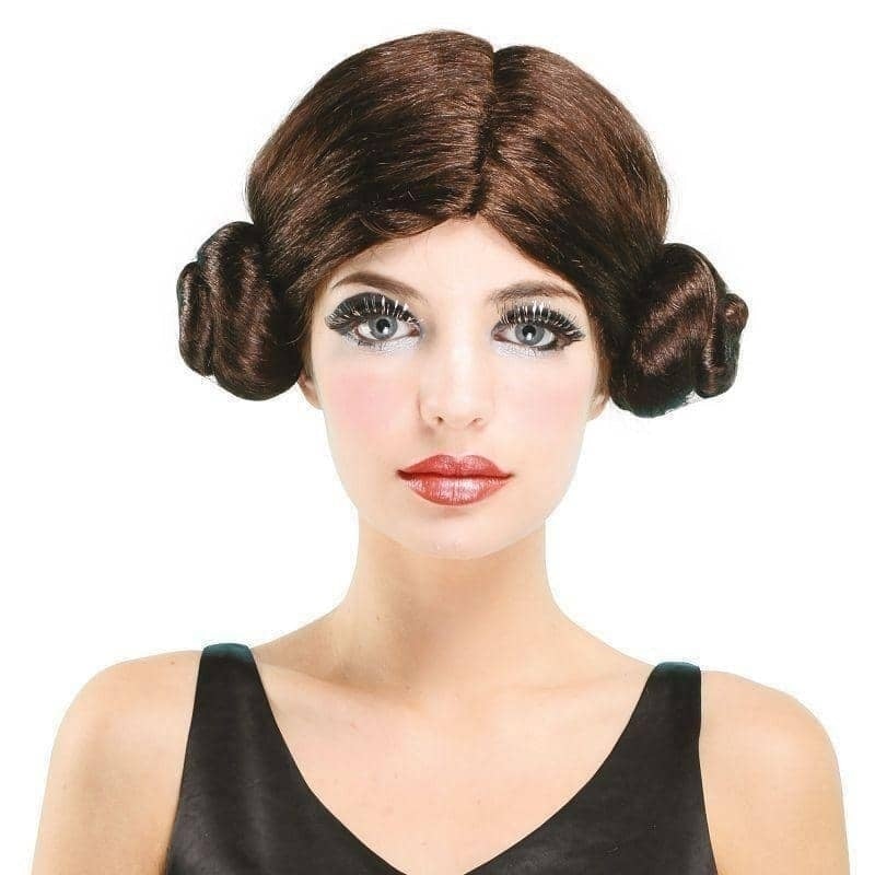 Space Princess Wig Leia Side Buns 4