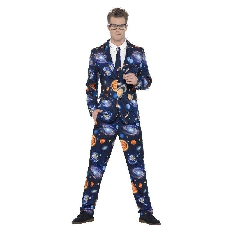 Space Suit Stand Out Adult Blue Galaxy 1