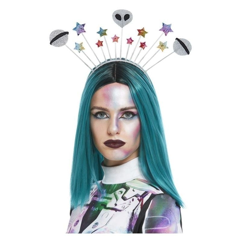 Space Themed Headband Adult Multi Colour Costume Accessory 1