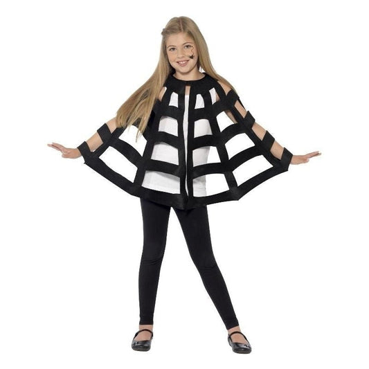 Spider Cape Kids Black 2