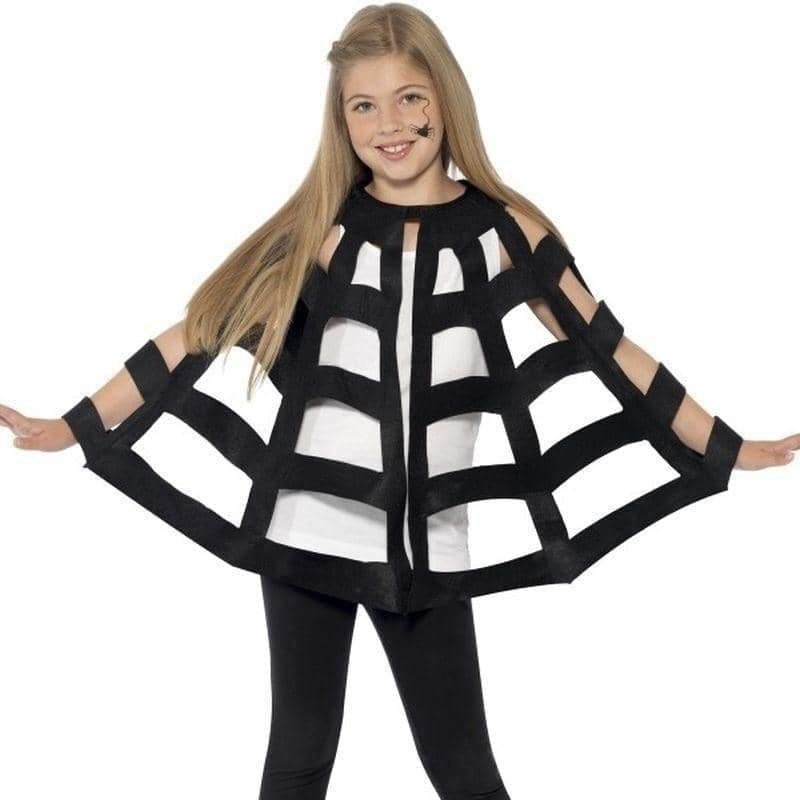 Spider Cape Kids Black 1