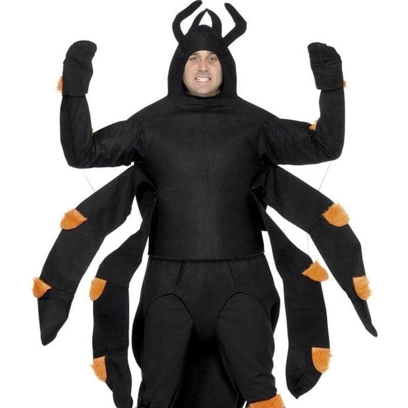 Spider Costume Adult Black Orange_1