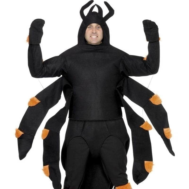 Spider Costume Adult Black Orange 1