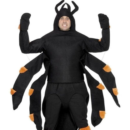 Spider Costume Adult Black Orange 1