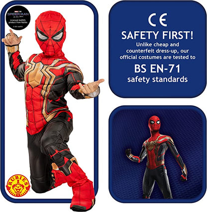 Spider Man Costume No Way Home Kids Iron-spider 5