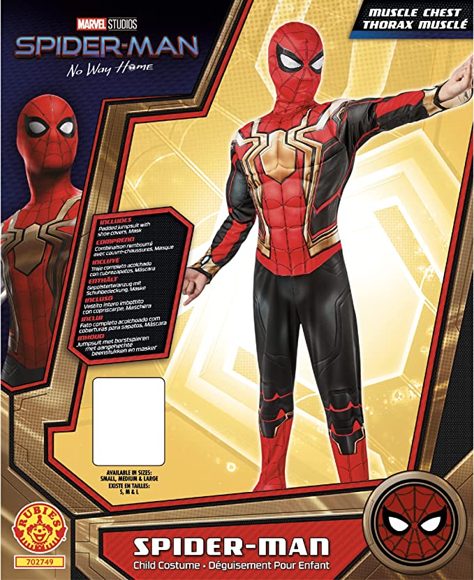 Spider Man Costume No Way Home Kids Iron-spider 7