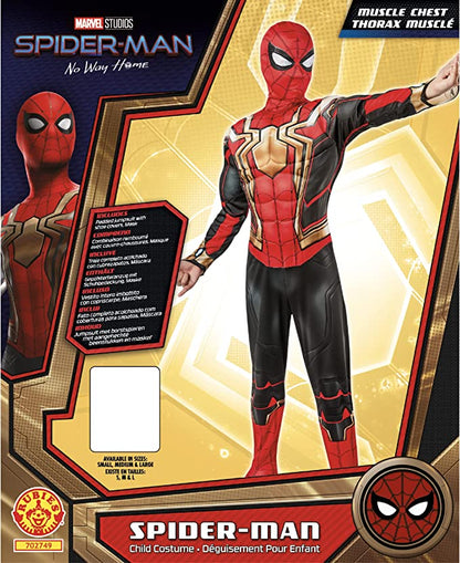 Spider Man Costume No Way Home Kids Iron-spider 7