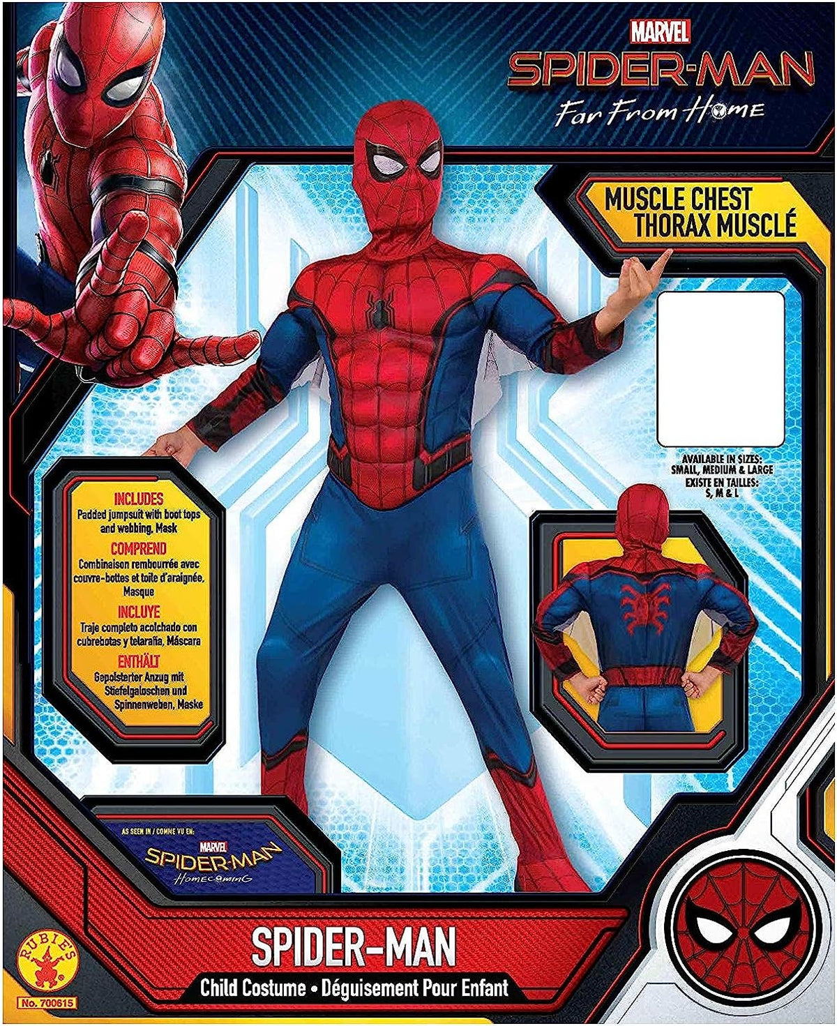Spider Man Far From Home Costume Kids 3