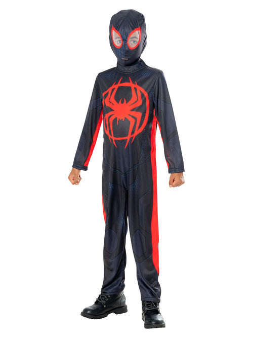 Spider-Man Miles Morales Kids Costume Into the Spiderverse_1