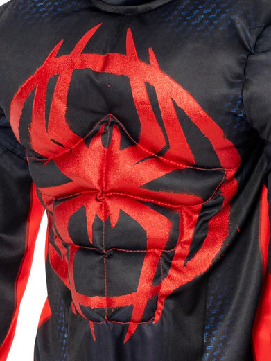 Spider-Man Miles Morales Kids Muscle Costume Into the Spiderverse 5