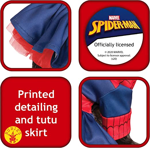 Spidergirl Pet Costume Tutu Dog 2