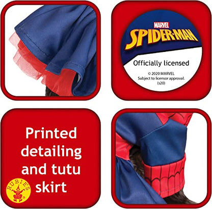 Spidergirl Pet Costume Tutu Dog 2