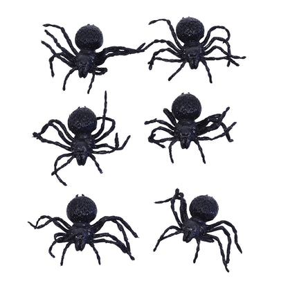 Spiders Small 6 Pack Halloween Prop 1