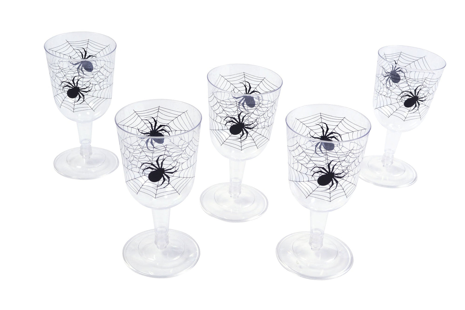 Spiderweb Goblet 6 Pieces in a Box Halloween Decoration 1