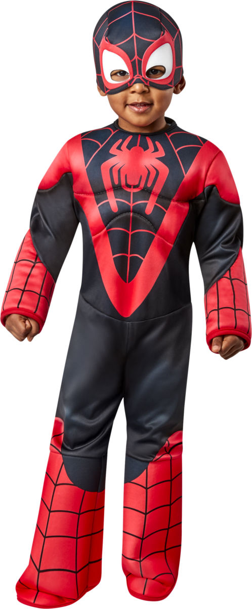 Spinn Costume Toddler Miles Morales Spiderman Friends_1