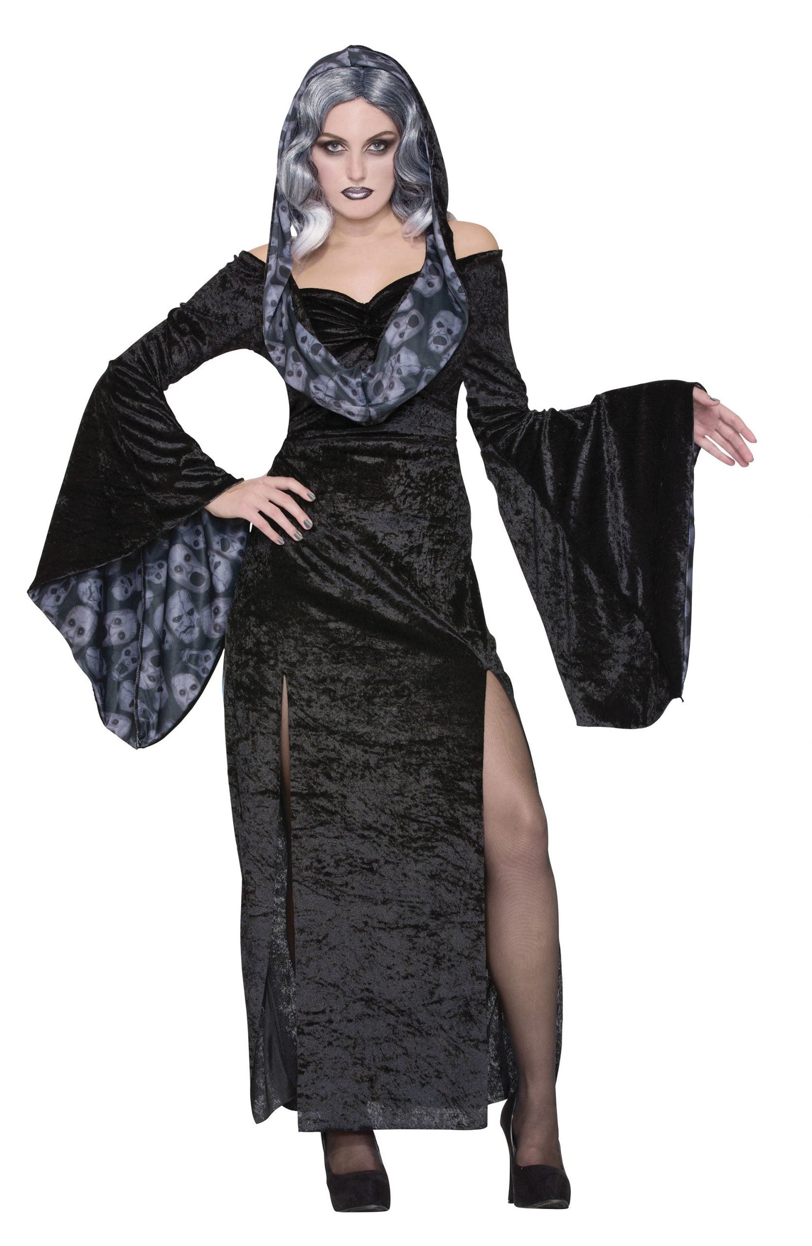 Spirited Black Widow Dress Adult Costume UK Size 10-14 1
