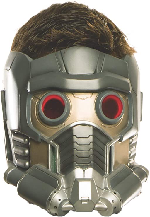 Star Lord Guartdians Adult Light Up Mask 2 MAD Fancy Dress