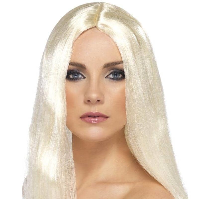Star Style Wig Adult Blonde 44cm Long Straight Hair 2