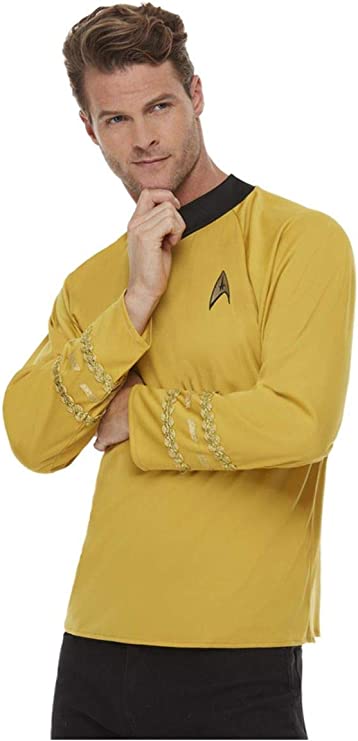 Star Trek Original Series Command Uniform Adult Gold Top_2
