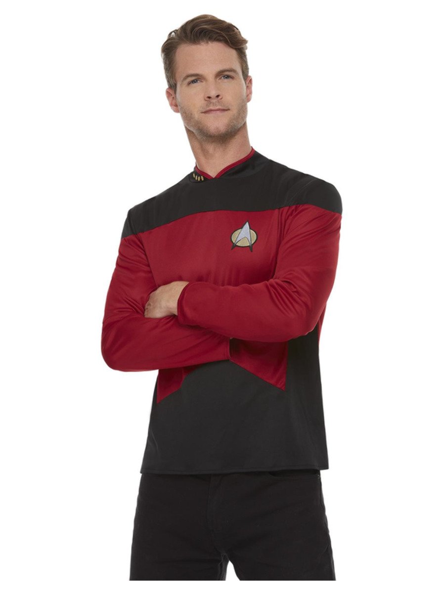 Star Trek The Next Generation Command Uniform Adult Maroon 2