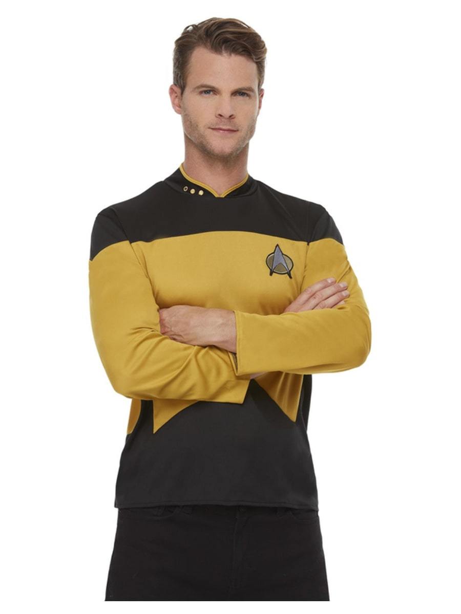 Star Trek The Next Generation Operations Uniform Adult Gold 2