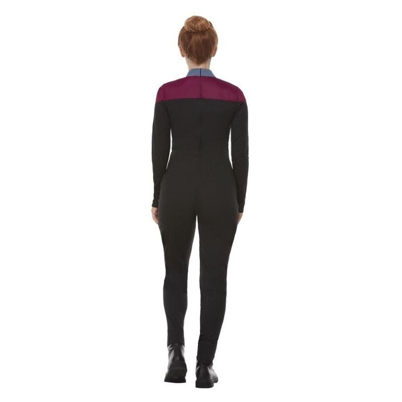 Star Trek Voyager Costume Command Uniform Captain Janeway Womens Jumpsuit Black_2