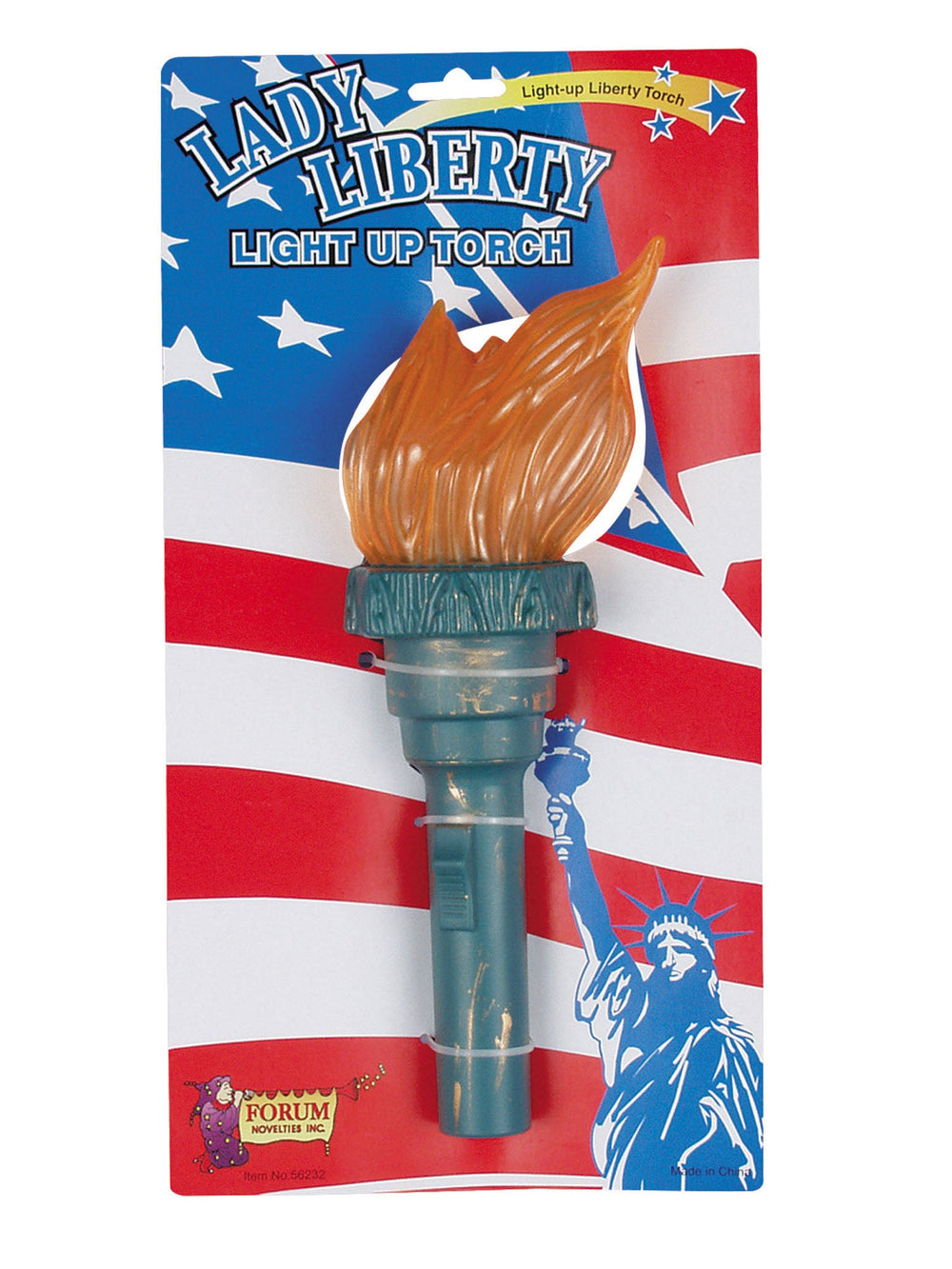 Size Chart Statue Of Liberty Torch Light Up Costume Accessory